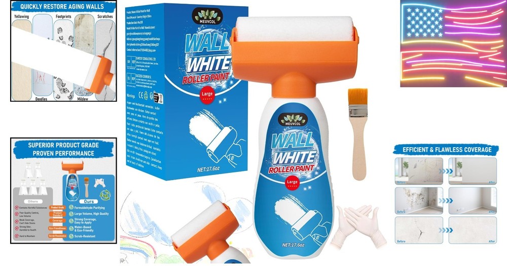 17.6 Floz Wall Touch Up Paint With Roller