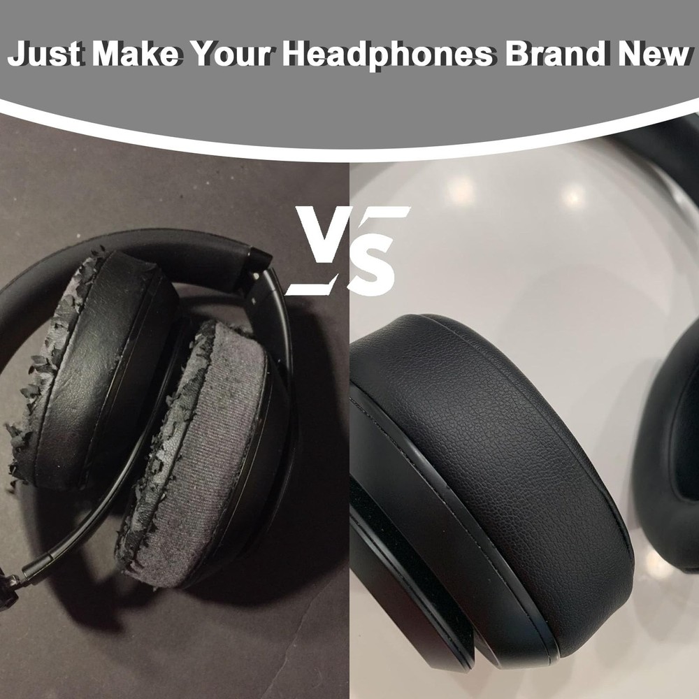 Replacement Ear Pads for Beats Studio 2 & Studio 3 Wired & Wireless Headphone...
