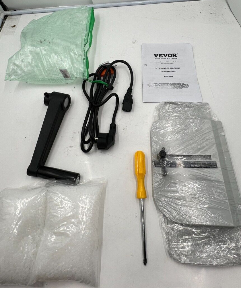 VEVOR Thermal Binding Machine GLUE BINDER MACHINE B40M- PICTURED ITEMS ONLY