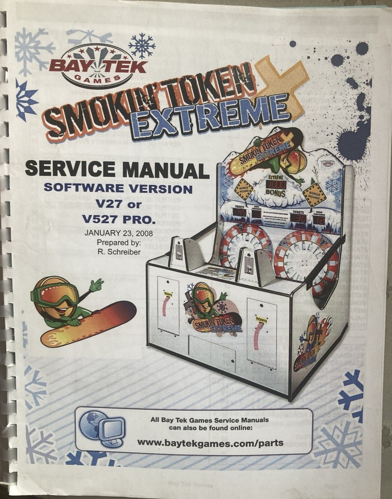 Smokin Token Extreme Redemption Game Manual