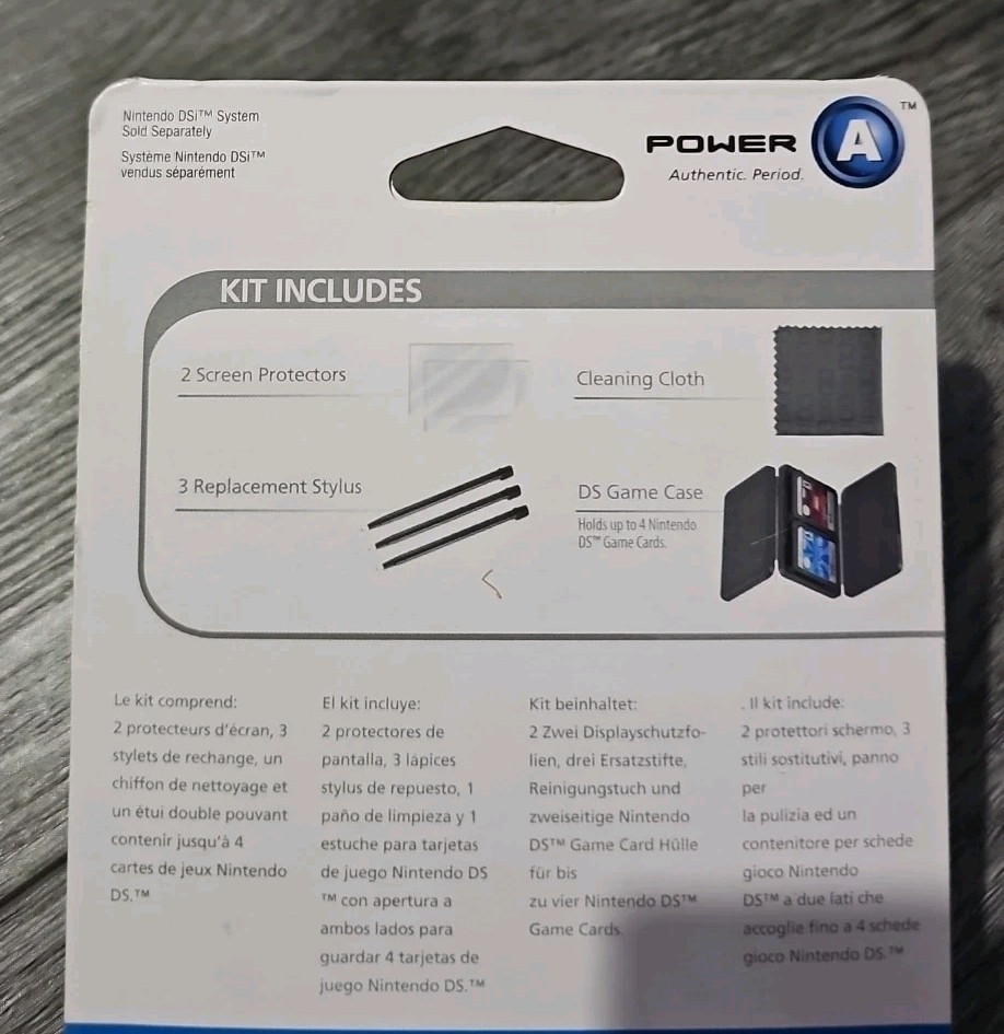 Power A Nintendo DS Clean & Protect Kit Red