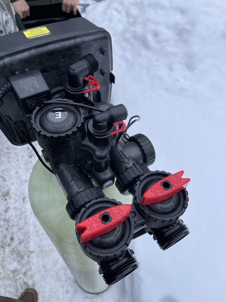 Clack WS1 Matrix Softener Valve Assembly With Bypass Valve ONLY