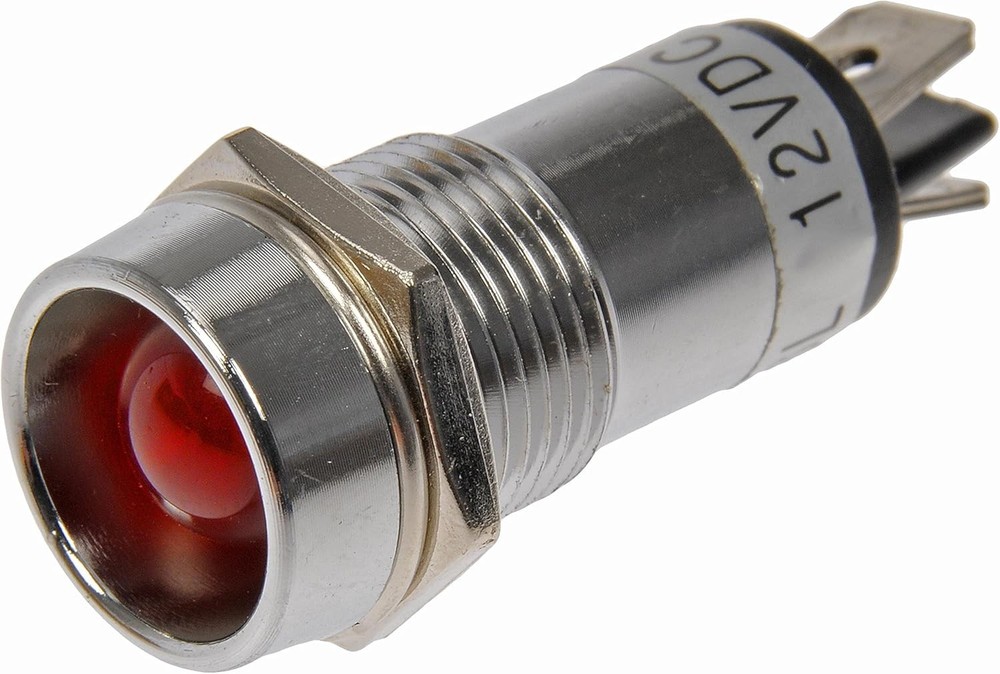 Red LED Indicator Light 9/16 in - Universal Dashboard/Panel Interior Indicator