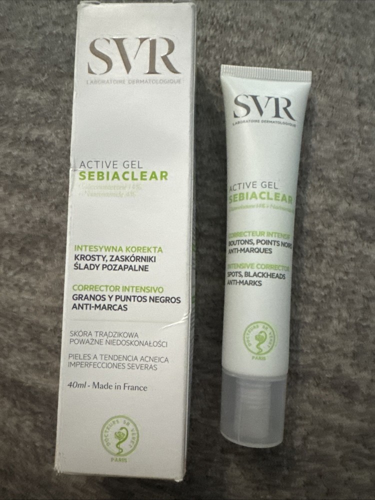 SVR Sebiaclear Active Gel 40ml Exp 01/2027