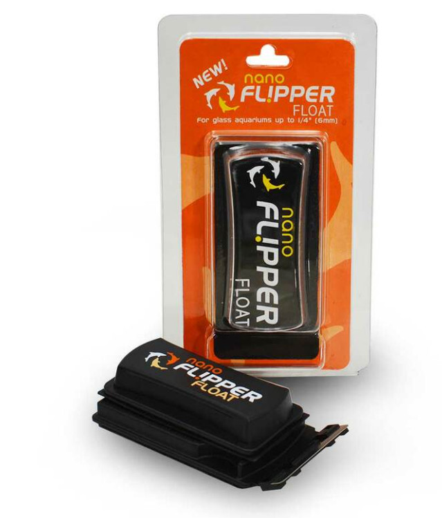 Flipper FLOAT Algae Magnet 2-in-1 Scrubber Scraper Aquarium Tank Cleaner