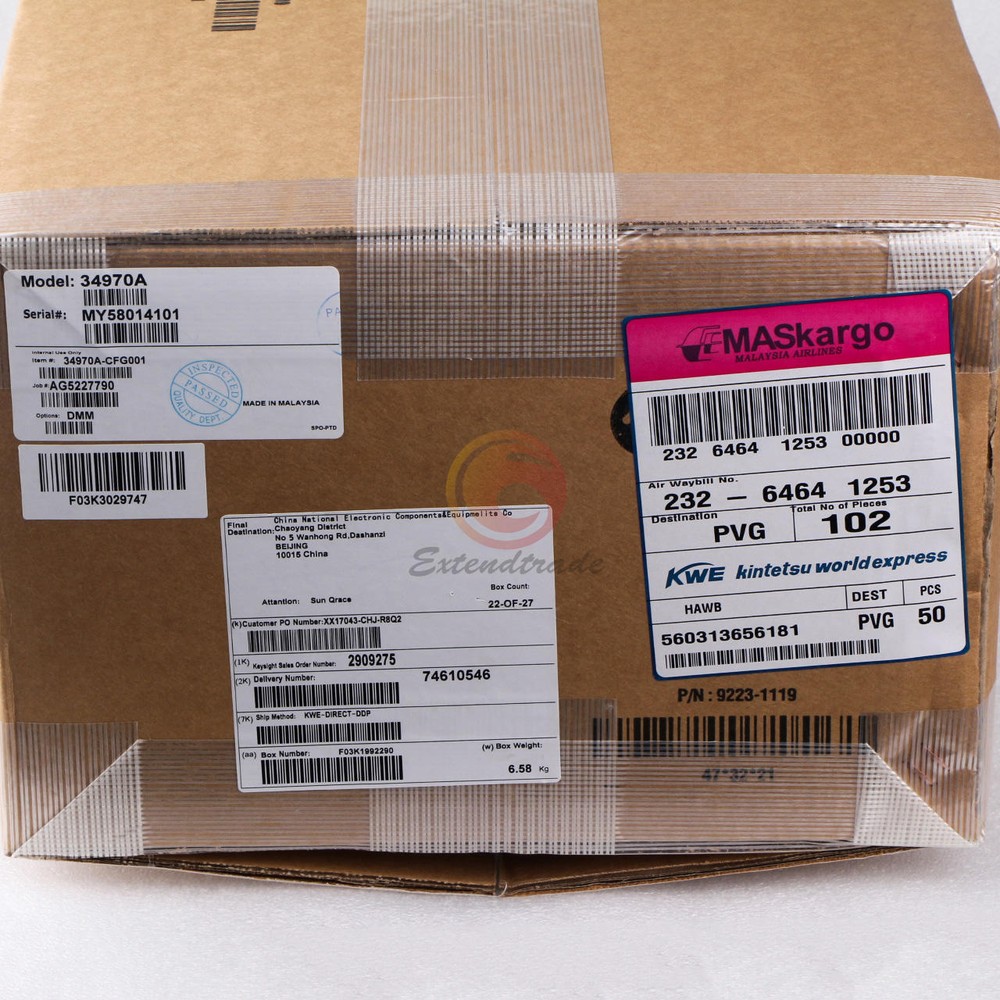 ONE NEW keysight 34970A data acquisition switch