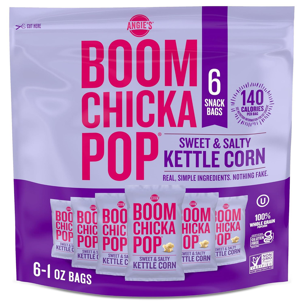 , Kettle Corn Sweet Salty 6 Count, 1 Ounce