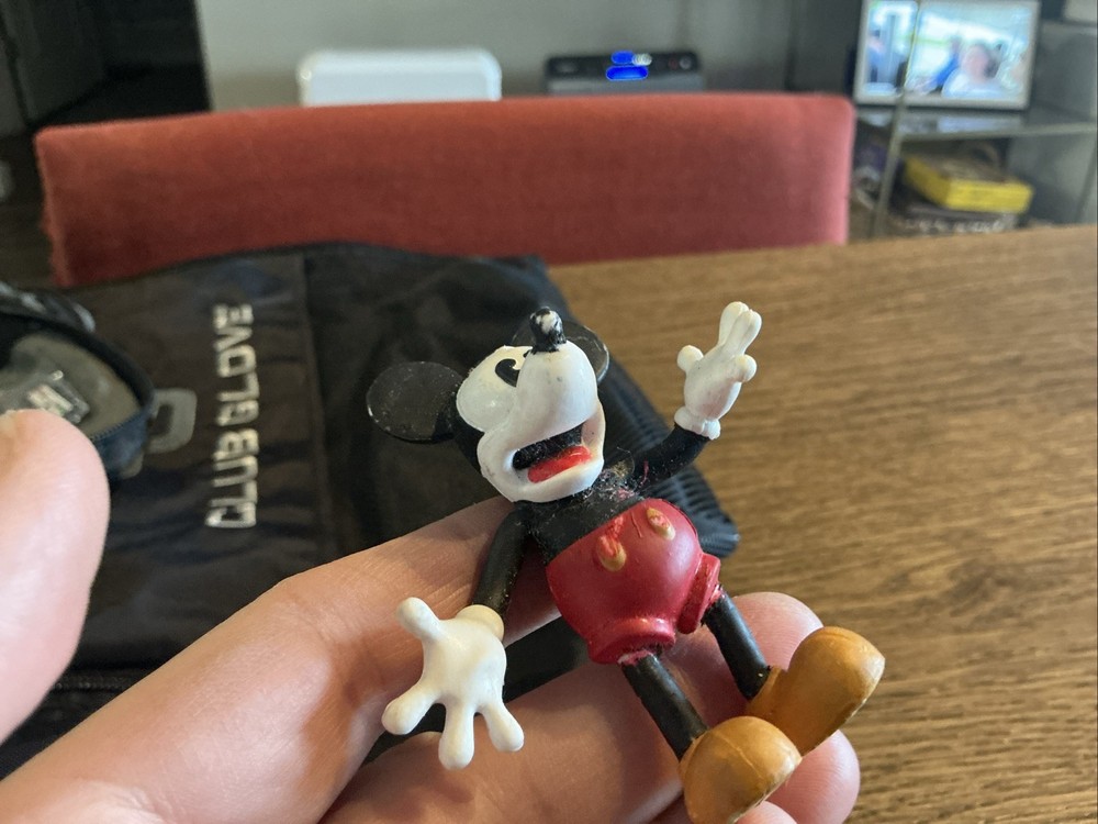 Vintage DisneyMickey Mouse Bendable 3” Bendems