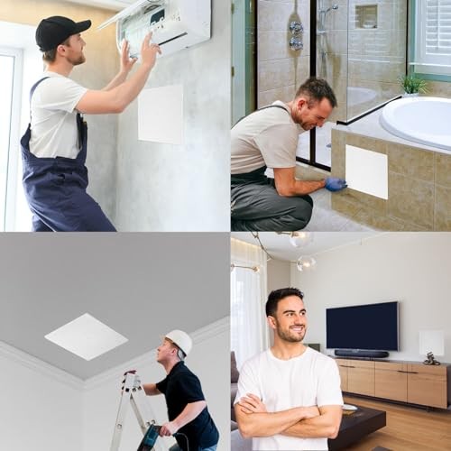 Adjustable Spring Access Panel 12"x12" Inches, for Drywall, Ceiling, 12x12