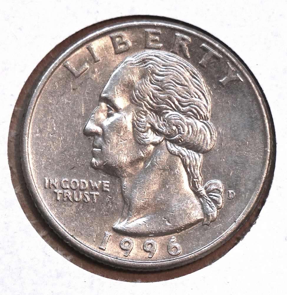 1996 D Washington Quarter circulated