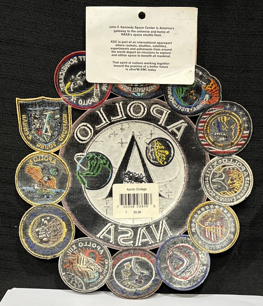 Complete NASA Apollo Patch Set 2 3.5" - 12"