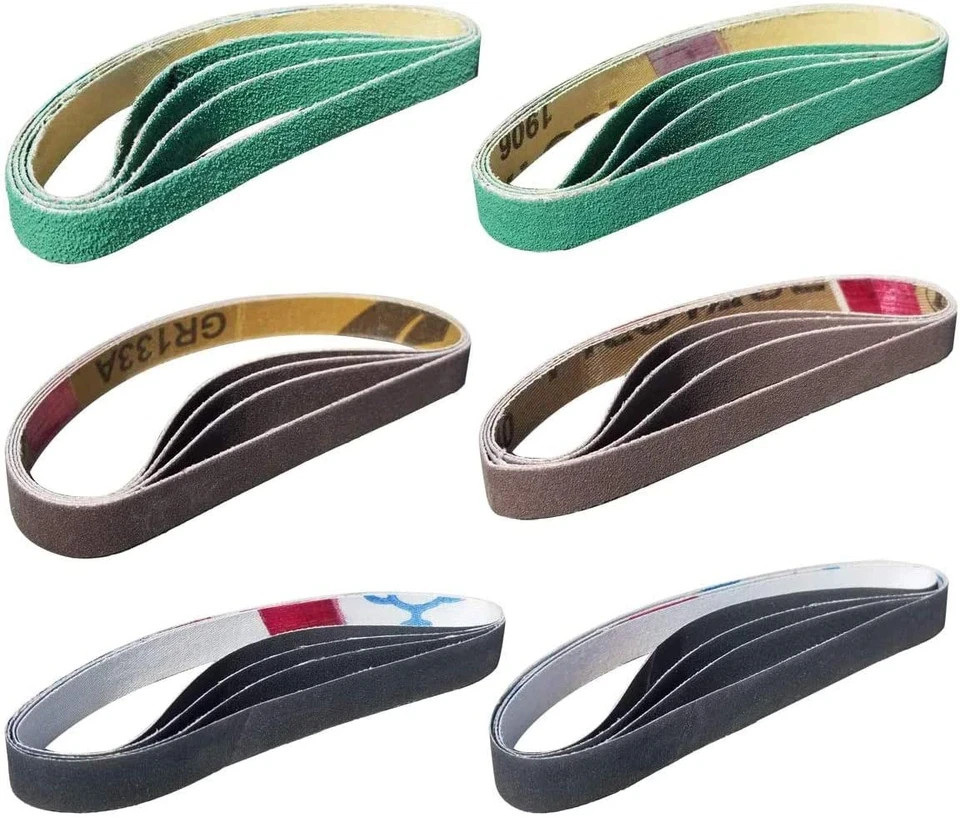 24 Pcs 1/2" x 12" Replacement Belt Kit for Work Sharp Original Knife & Tool Shar