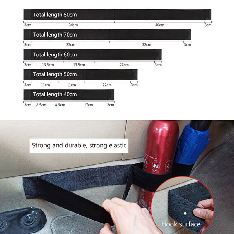 Car Trunk Storage Fixing Elastic Belt Organizer Tapes Fire Extinguisher Fixed