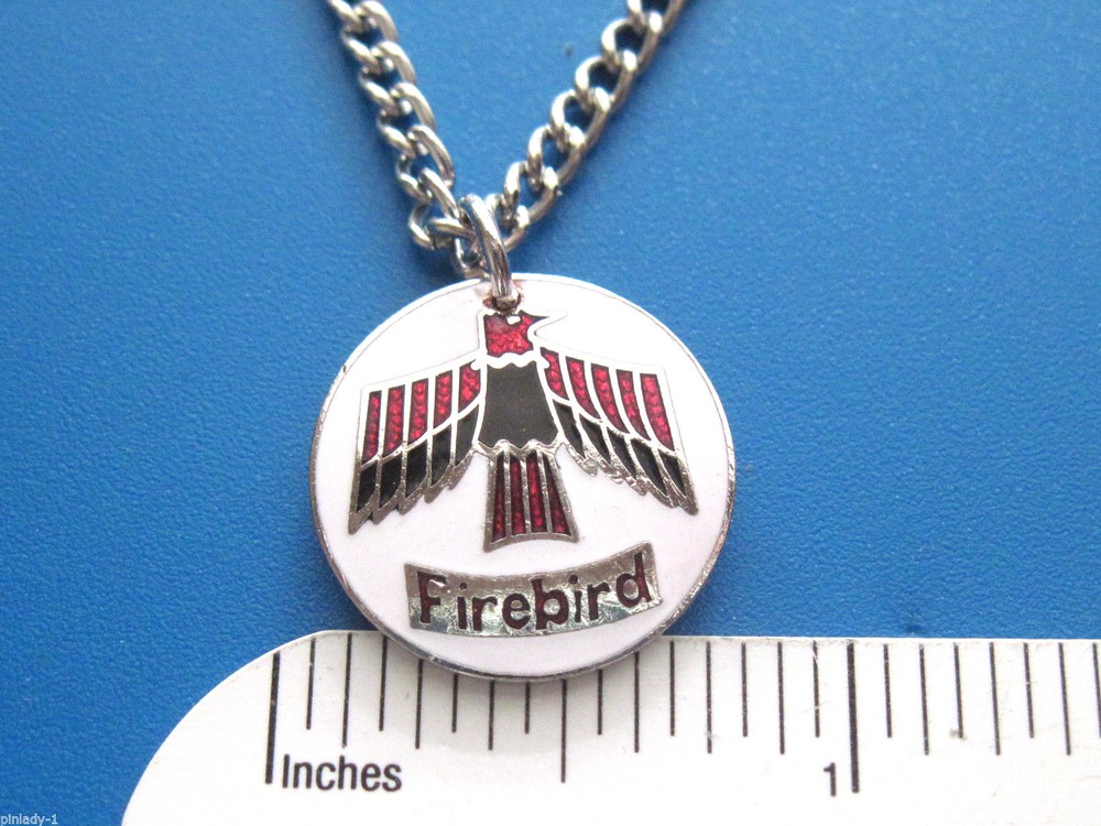FIREBIRD  in circle - Necklace , charm GIFT BOXED