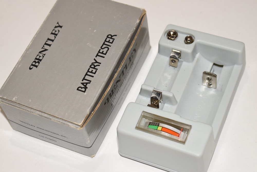 Vintage Bentley Battery Tester with Box
