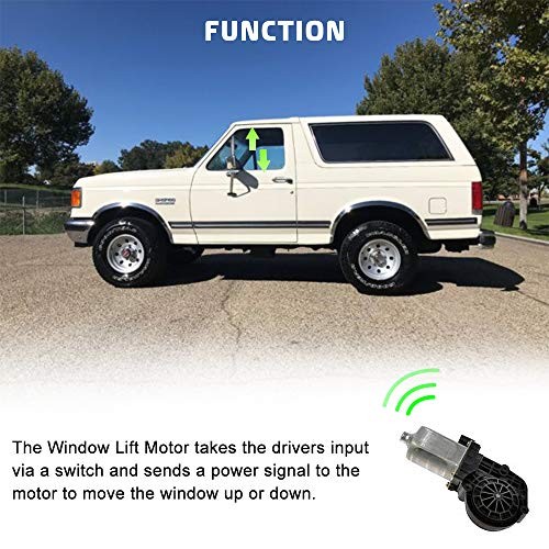 Power Window Lift Motor Replacement Compatible with Ford Front Right Side