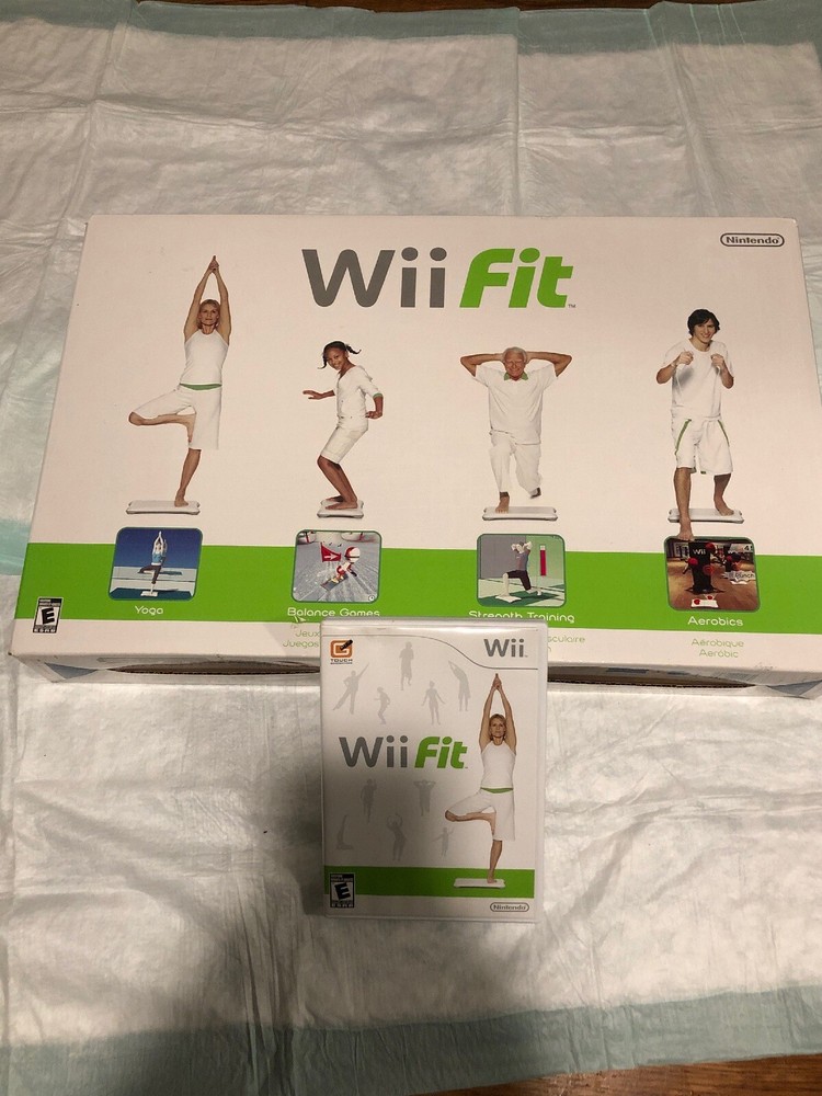 Nintendo Wii Fit Balance Board And Game