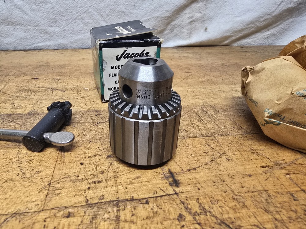 Jacobs Drill Chuck 30B - Capacity 0 - 5/16” Mounting Thread 3/8 – 24 NEW in Box