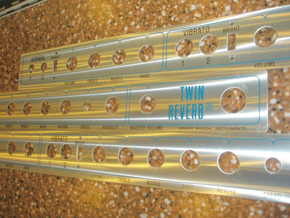 Twin Reverb MV Silver Front Face plate SF New!!