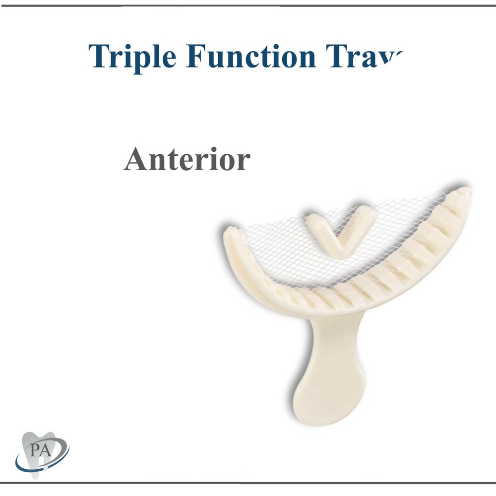 Dental Impression Bite Registration Triple Trays Mold (Choose Size & Quantity)