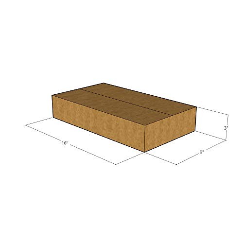 5 16x9x3 Kraft Brown Corrugated Shipping Boxes 32 ECT New