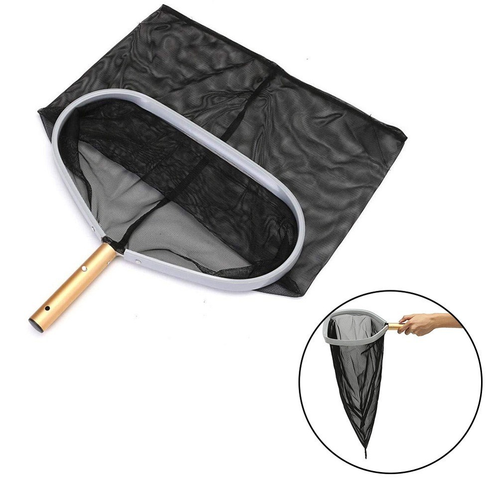 Makes Cleaning Pools Effortless Large Capacity Aluminum Handle Mesh Net