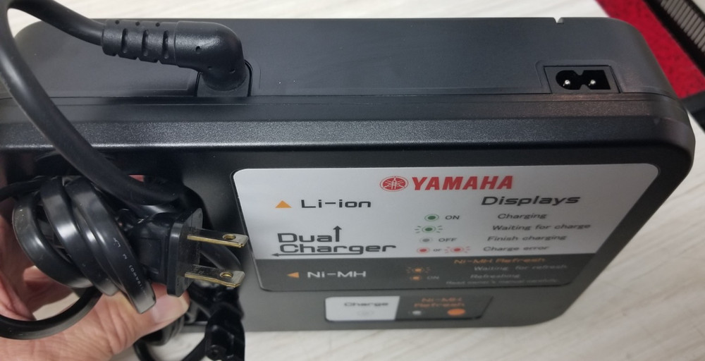 YAMAHA NAVIGO ESC3 CHARGER WORKING RARE 2M W/Battery NEVER USED K343 E.H.