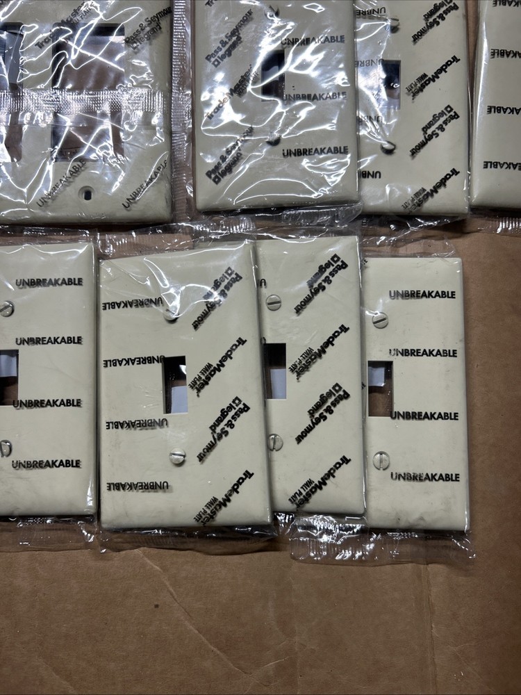 Pass & Seymour Ivory Covers Lot