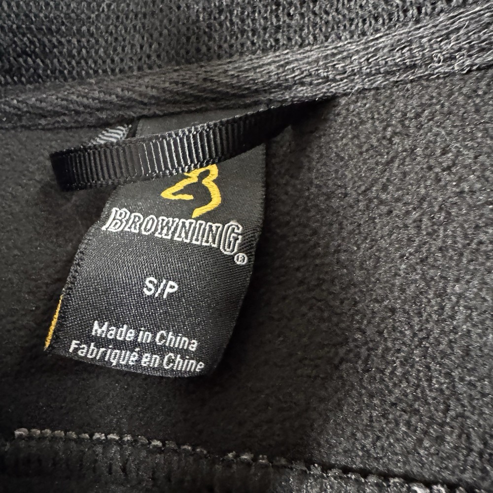 Browning Performance Field Jacket Small Gray Black Fill Zip
