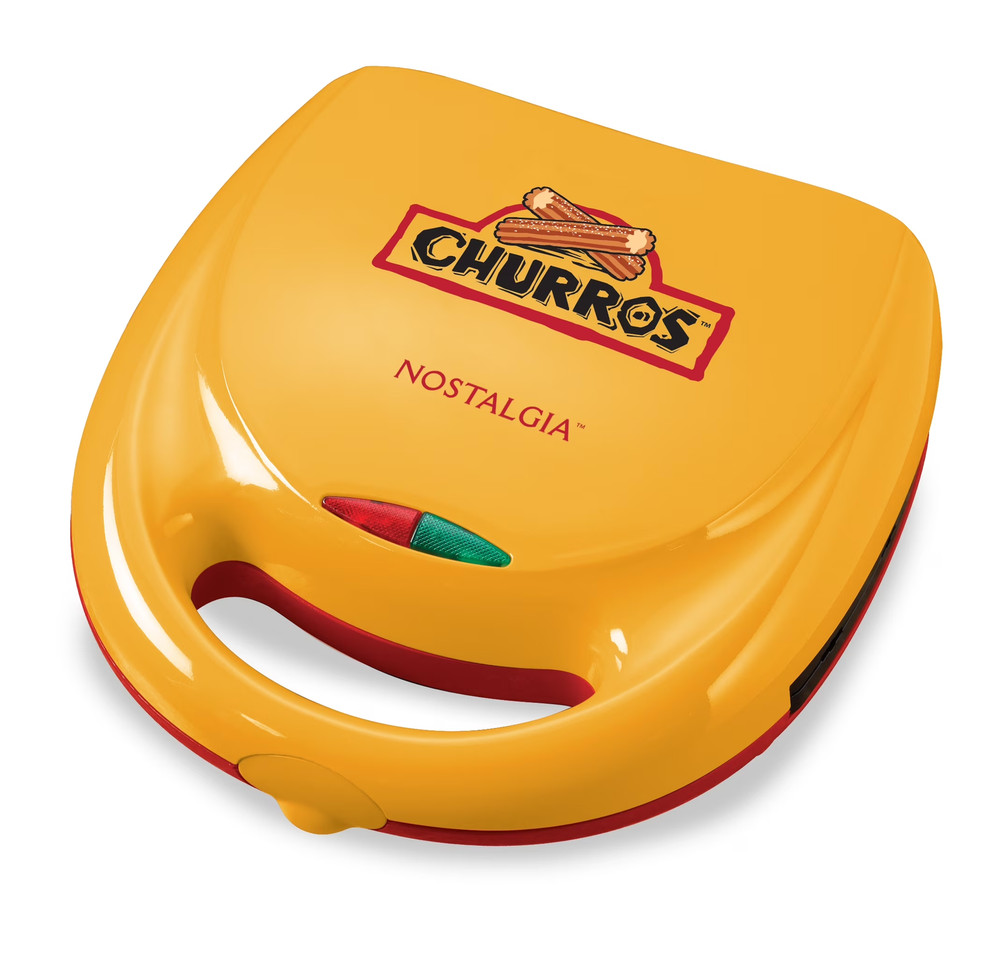 Electric Churro Maker, Red and Yellow