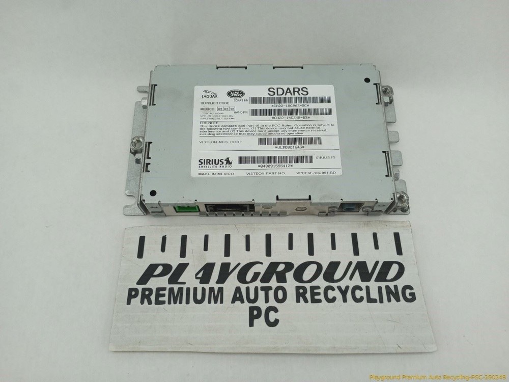 Range Rover Evoque L538 Sirius Satellite Radio Receiver Control Module 2012-2013