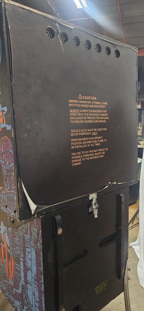 Bram Stroker's Dracula Pinball Machine - 2796