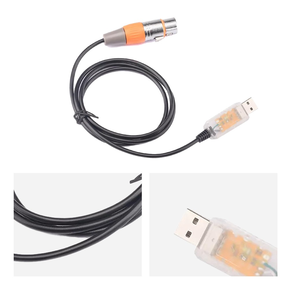 USB to DMX Interface Adapter Cable Stage Light PC DMX512 ControllerDimmer DMX S4
