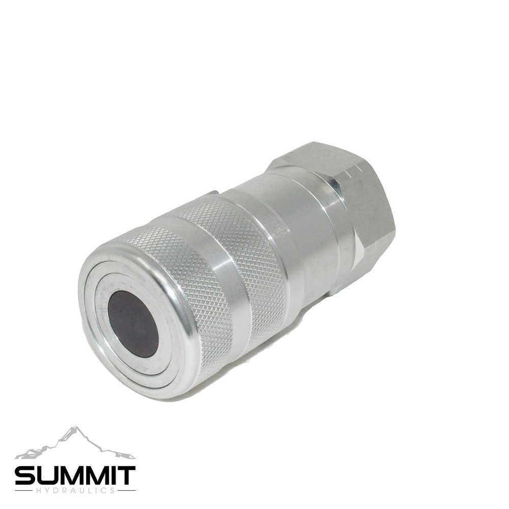 1” SAE High Flow Flat Face Hydraulic Quick Connect Coupler Set, 1” Body