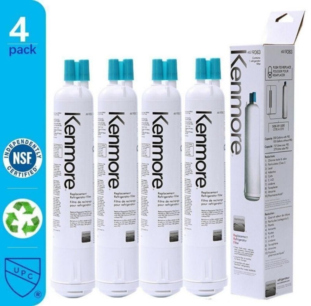 4 pack kenmore 9083 refrigerator water filter New Sealed