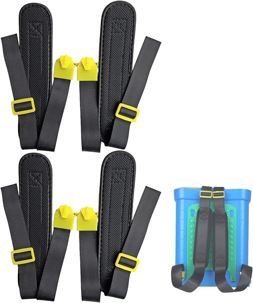 2 Pairs Backpack Sprayer Replacement Straps, Black Shoulder