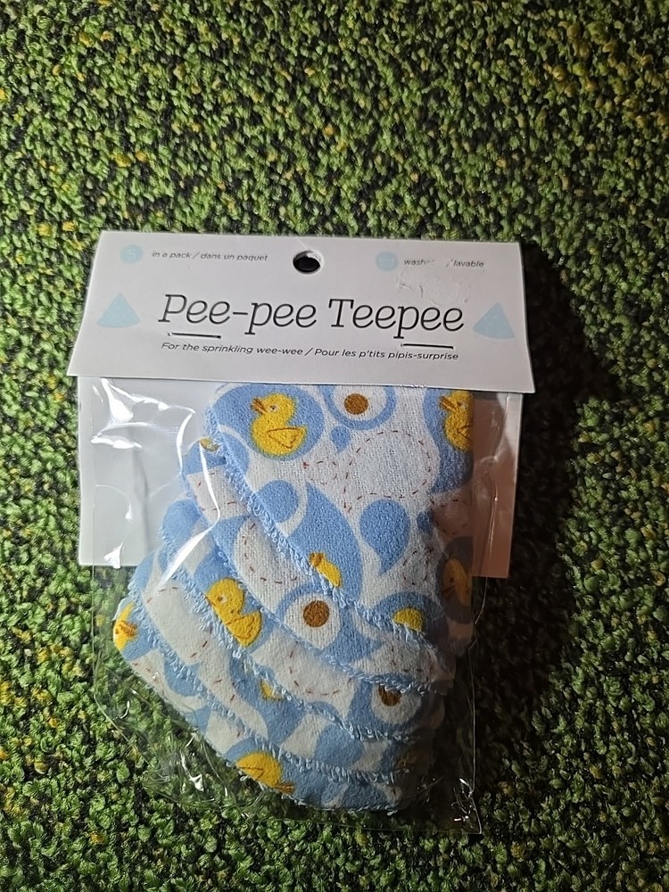 Pee-Pee Teepee Rubber Ducky Blue - Cello Bag Beba Bean