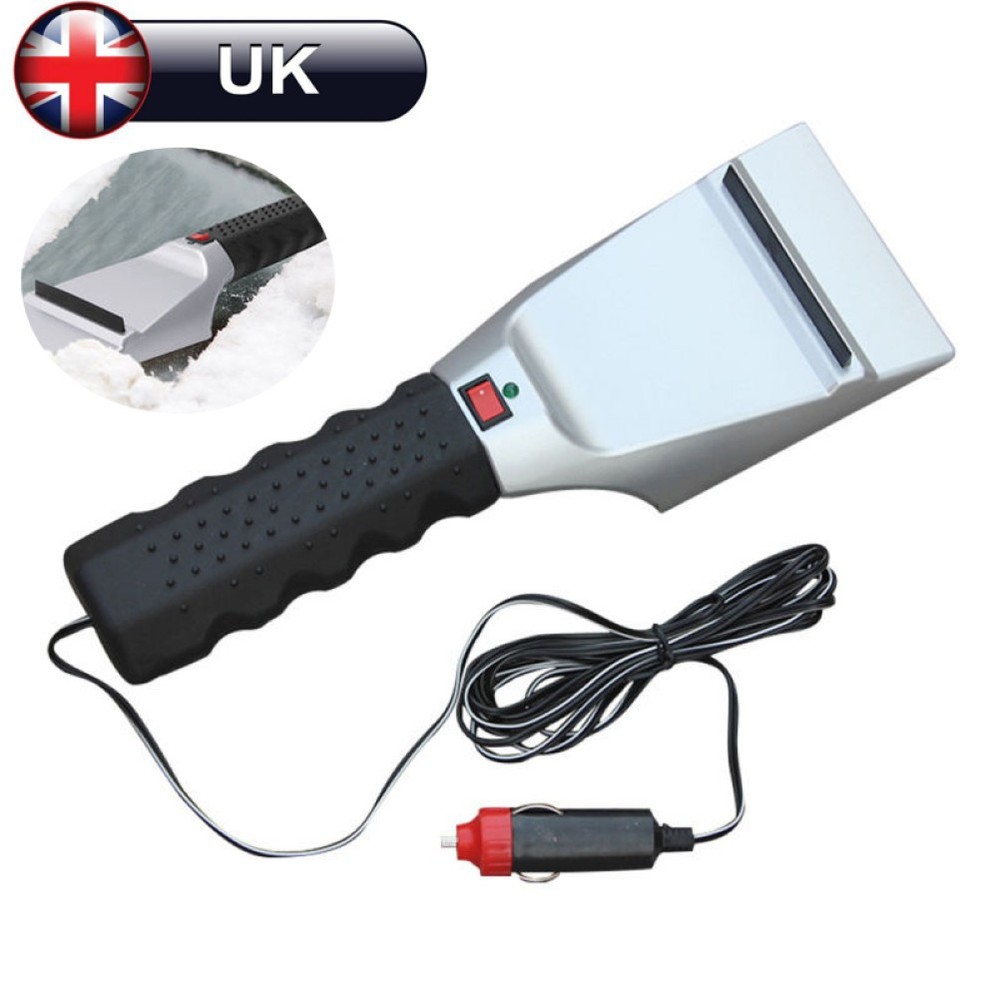 12 V Windscreen Snow Remover Electric Windshield Defroster Scraper Ice