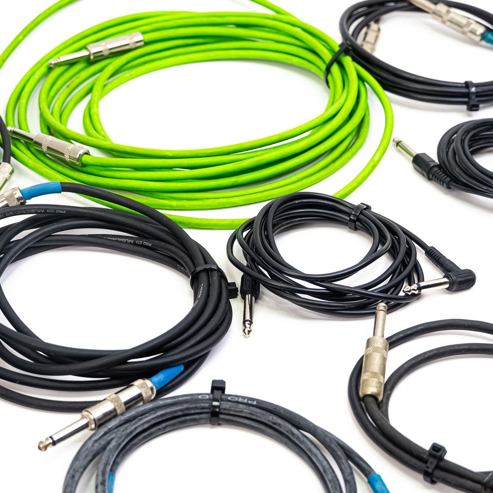 20-Pack Mix & Match Patch Cable Bundle – 1/4" TS, Longer Lengths