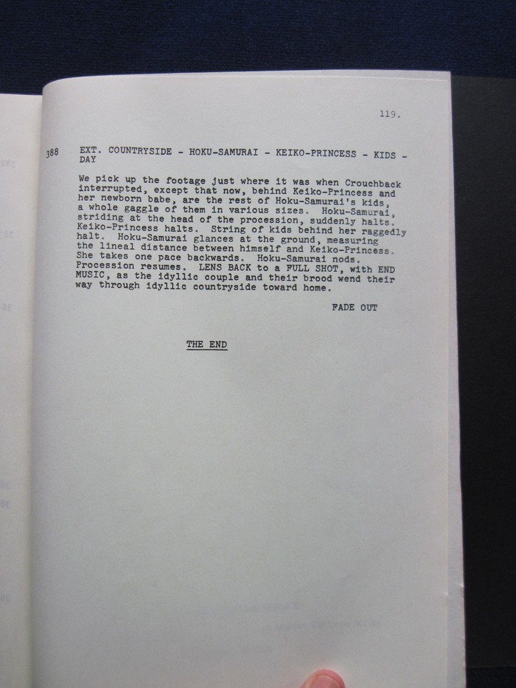ORIGINAL WILLIAM PETER BLATTY Script MASTERMIND, Actor BRADFORD DILLMAN'S Copy