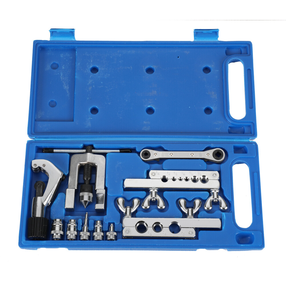 Flaring Tool Kit, Breakline & HVAC Swaging Tool Set for 45° Single Flares