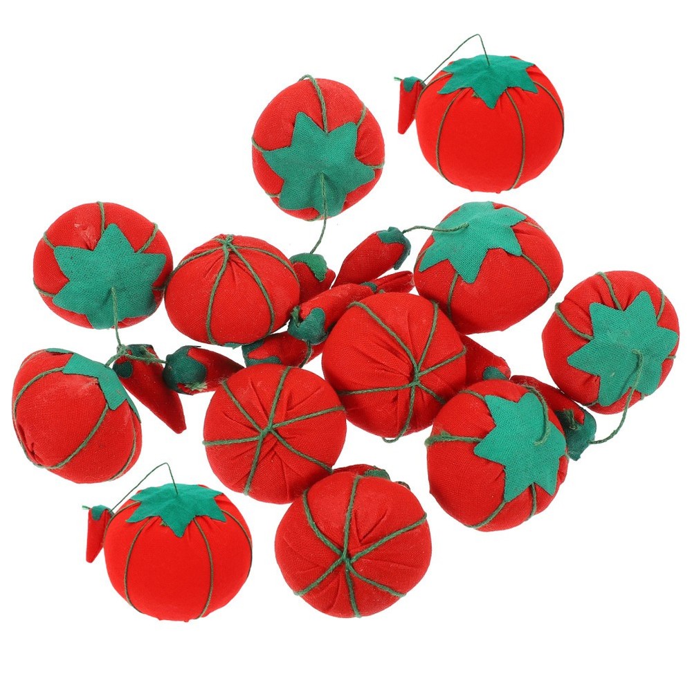 12 Pcs Simulated Tomato Sewing Kit Decorative Tool Embroidery Supply