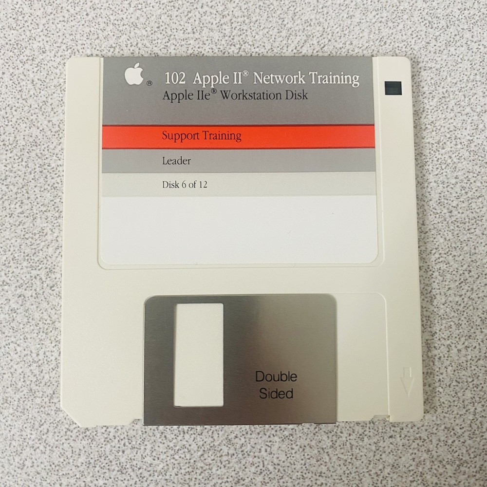 102 Apple II Network Support Training SET Of 12 1990 Vtg Software Complete Disk
