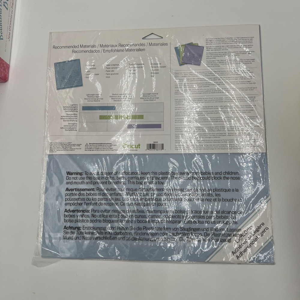 Cricut Adhesive Cutting Mat Lightgrip 12 x 12
