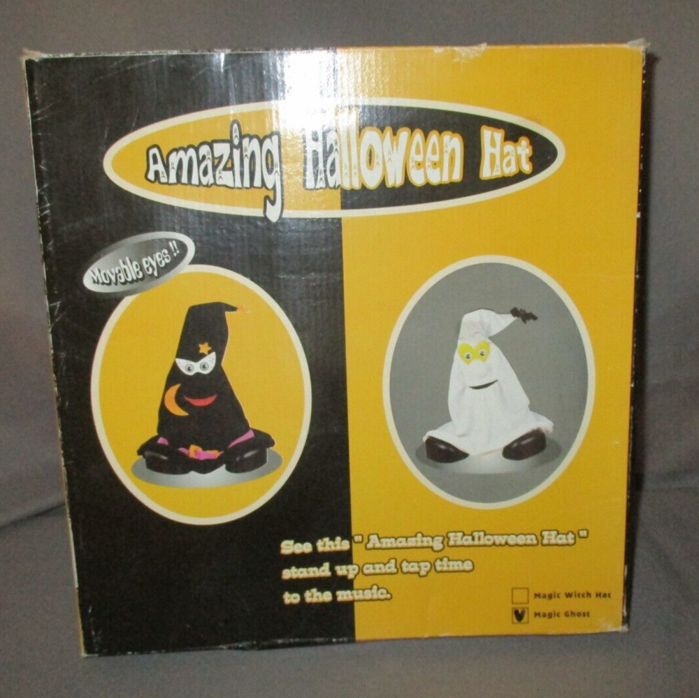 2003 Amazing Halloween Hat Animated Dancing Singing VGWC Video