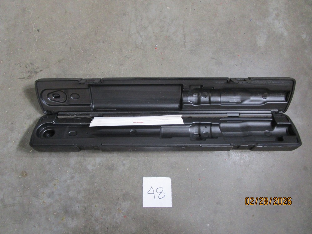 Snap On Tools QD32500 Torque Wrench Storage Case w Instructions CASE ONLY