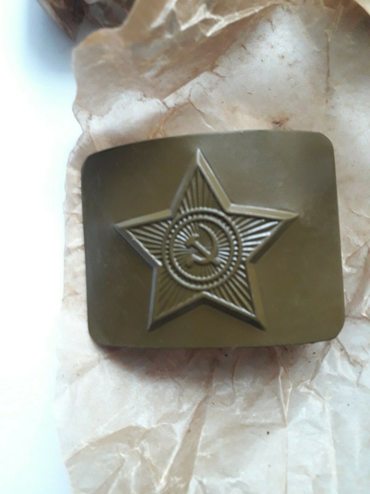 Soviet soldier buckle star