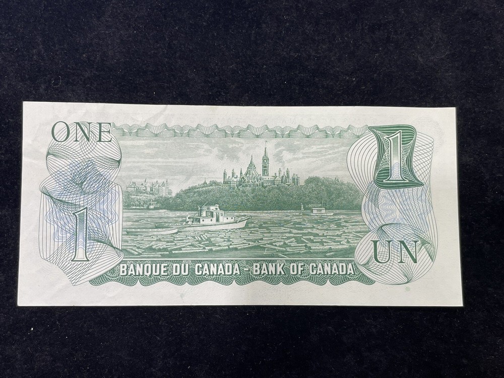1973 Canada $1 dollar Bill Queen Elizabeth Uncirculated