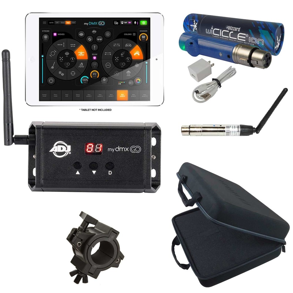 ADJ ADJ myDMX Go Wireless Control System Interface + wiCICLE Package