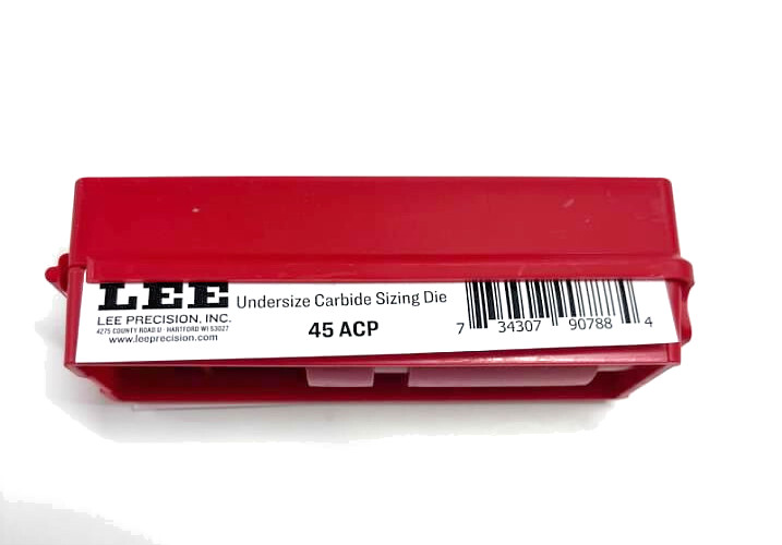 Lee Precision 90788 .45Acp Carbide Undersize Sizing Die Ships Within 1 Bus. Day